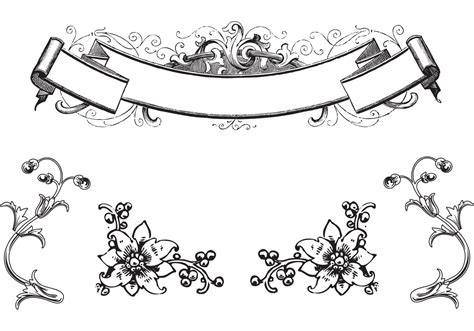 Free Antique Ornaments & Scroll Vectors - Download Free Vector Art, Stock Graphics & Images