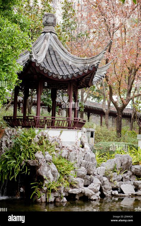 Kowloon walled city park, Hong Kong, China Stock Photo - Alamy