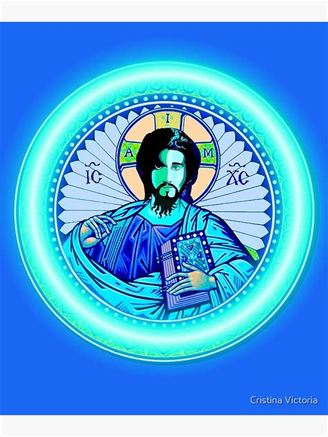 "Jesus the Logos" Poster by Hyperdulia | Redbubble