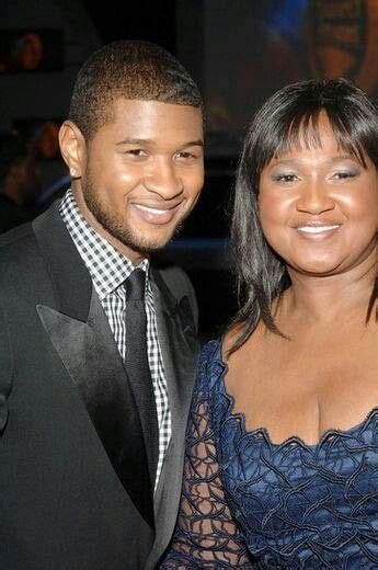 Usher & his Mom | Celebrity families, Celebrity pictures, Celebrity kids