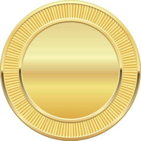 Blank Gold Coin Png