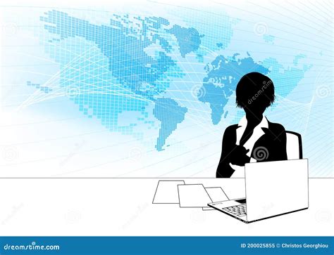 News Anchor Silhouette TV Reporter Presenter Stock Vector - Illustration of silhouette, desk ...