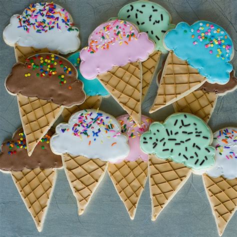 Ice Cream Cone Cookies – With Sprinkles on Top