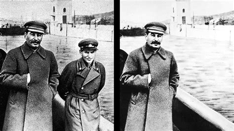 TIL that Stalin hired people to edit photographs throughout his reign. People who became his ...