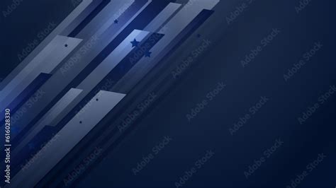 vector american flag in dark blue abstract background Stock Vector | Adobe Stock