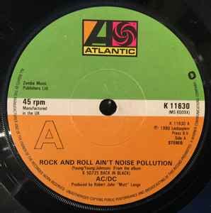 AC/DC - Rock And Roll Ain't Noise Pollution (Vinyl) | Discogs