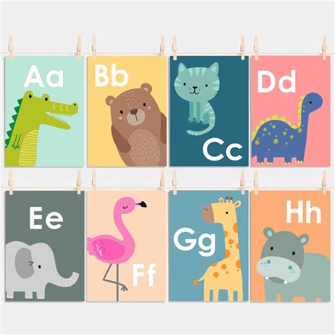 Alphabet Animal Flashcards