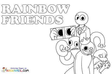 Rainbow Friends Coloring Pages