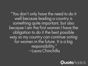 Laura Chinchilla Quotes. QuotesGram