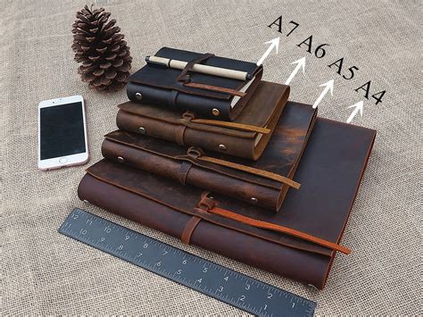 Men Personalized Journal Leather Journal Mens Gift Gift for - Etsy