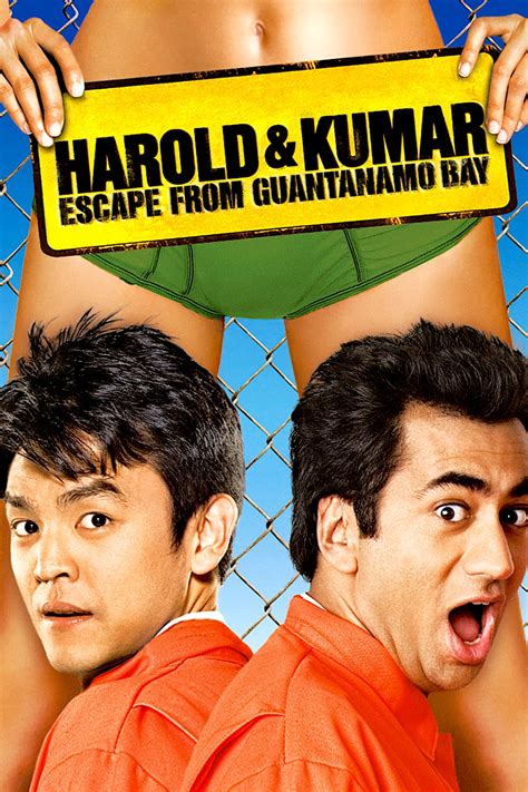 Harold and Kumar Escape from Guantanamo bahía (2008) Poster - Stoner cine foto (43219522 ...