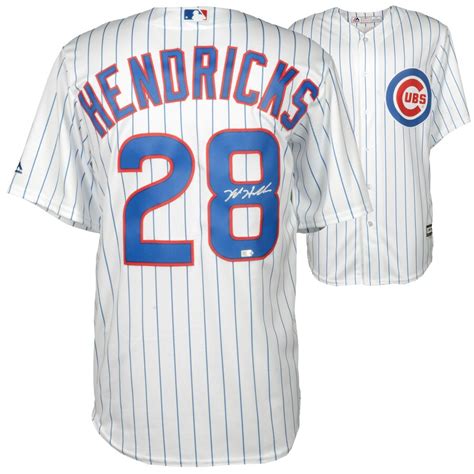 Autographed Chicago Cubs Kyle Hendricks Fanatics Authentic White Pinstripe Jersey