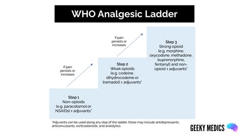 Prescribing Analgesia and the WHO Analgesic Ladder | Geeky Medics