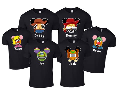 Disney Matching Toy Story Family T-Shirts | Disney family outfits, Disney trip shirts, Disney ...