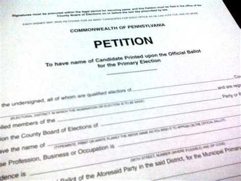 What to Watch: Petition Edition - PoliticsPA