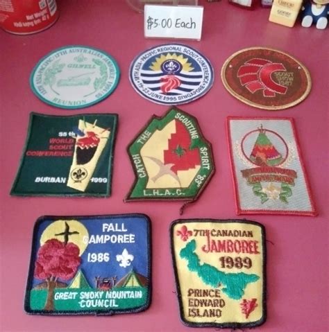 SCOUTS Badges Collection (Assorted Designs) From Different Countries, Hobbies & Toys, Stationery ...