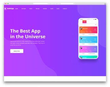 50 Best App Landing Page Website Templates 2025