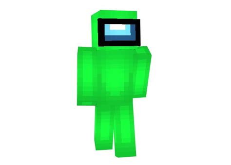 Among Us Green Crewmate Skin for Minecraft | Minecraft skins, Minecraft ...