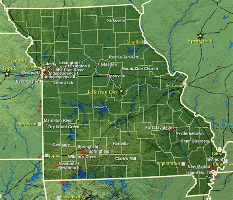 Civil War Sites in Missouri | Civil war sites, Civil war battles, Civil war