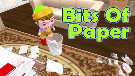 Bits Of Paper | Animated Nursery Rhymes For Children | 3D Animation Songs - YouTube