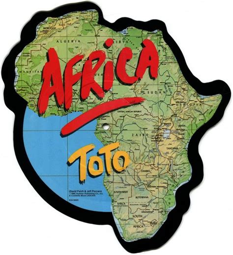 Toto - Africa / Rosanna (Vinyl, 7", Shape, Picture Disc, Limited ...