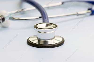 Stethoscope bell - Stock Image - F035/8656 - Science Photo Library