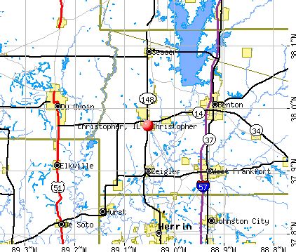 Christopher, Illinois (IL 62822, 62865) profile: population, maps, real ...