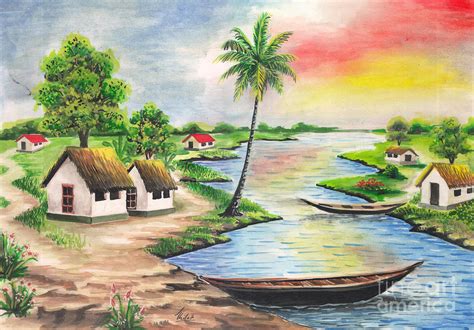 Landscape Painting by Thilak