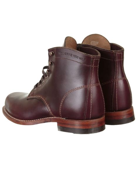 Wolverine 1000 Mile Boot - Cordovan No.8 - Wolverine from Fat Buddha ...