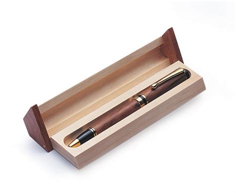 Wooden Triangular Pen Box - Turners Retreat