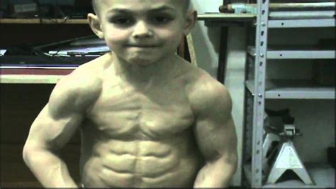 Muscular kid ever - YouTube