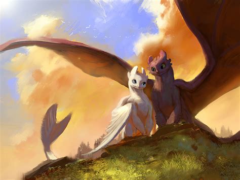 1600x1200 Toothless And Lightfury Fanart 1600x1200 Resolution HD 4k ...