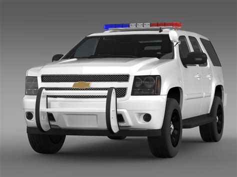 Chevrolet Tahoe Police 3D Model - FlatPyramid