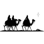 Camel Caravan Silhouette | Free SVG