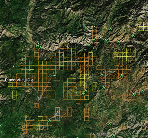 Idaho Gold Maps | Gold Claims