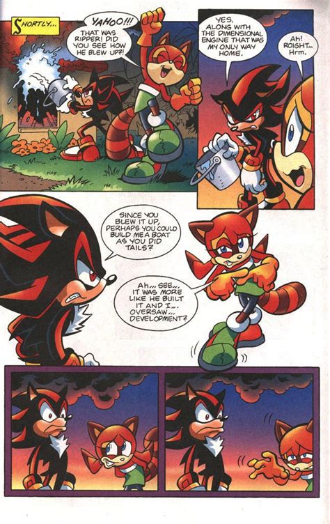 Shadow realizes he's trapped | Archie Sonic Comics | Sonic the hedgehog ...