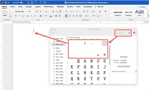 Alt Code Shortcuts for Whitespace Characters – WebNots