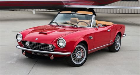 Classic Fiat 124 Spider EV Conversion Has Manual Transmission, $89,995 Base Price | Carscoops