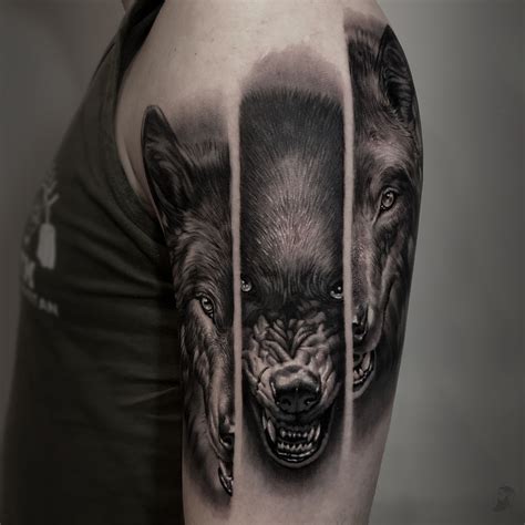 Three Wolves Tattoo