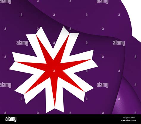 Flag of Hokkaido Prefecture, Japan Stock Photo - Alamy