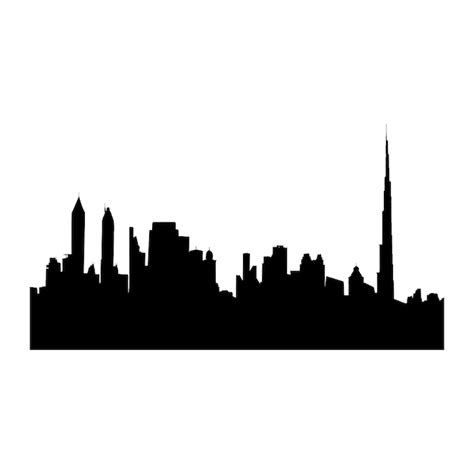 Premium Vector | Cityscape Vector Dubai