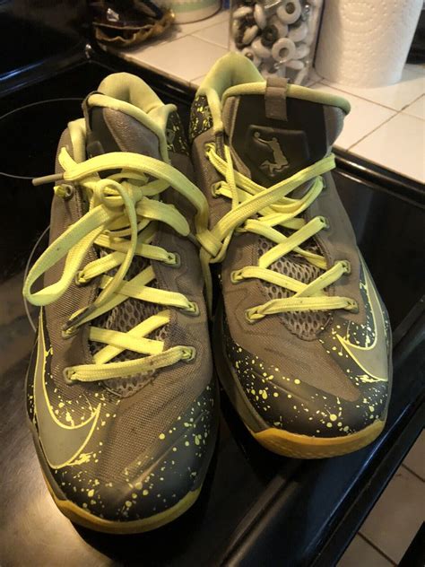 Nike LeBron Low Dunkman Neon Yellow Basketball Shoes … - Gem