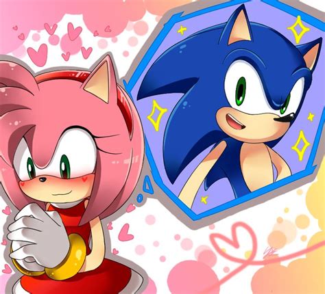 Fall in love | Sonic and amy, Amy rose, Sonic and shadow