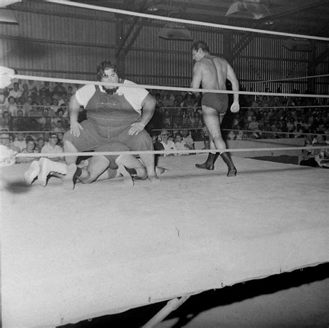 Download American Professional Wrestler Haystacks Calhoun Monochrome ...