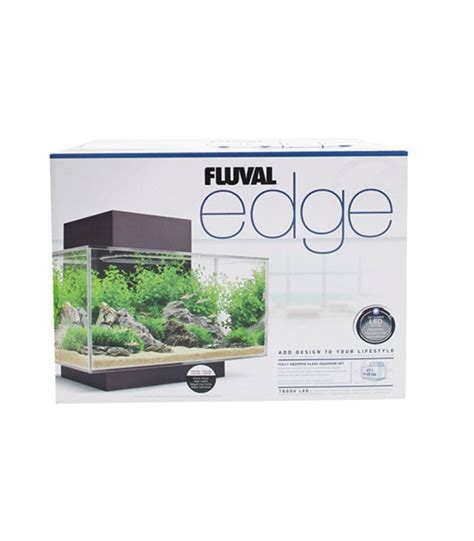 Fluval Edge Aquarium Kit 23L 6gal built-in LED Lighting, Filter System