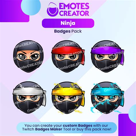 Ninja Emotes&Badges Bundle - Emotes Creator