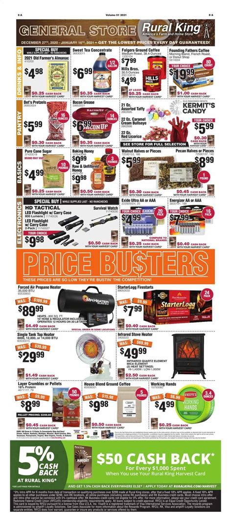 Rural King Weekly Ad Flyer December 27 to January 16