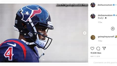 Deshaun Watson sued over 3 images posted to his Instagram of 1.4 ...