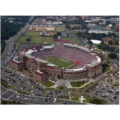 Florida State Seminoles (FSU) 18'' x 24'' Unframed Aerial Stadium Print ...