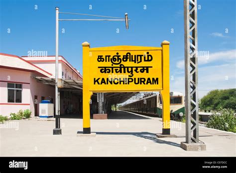 Railway station name board hi-res stock photography and images - Alamy